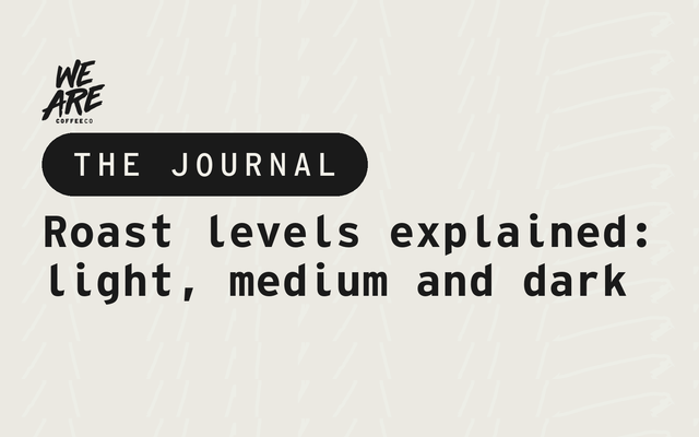 Roast levels explained: light, medium and dark