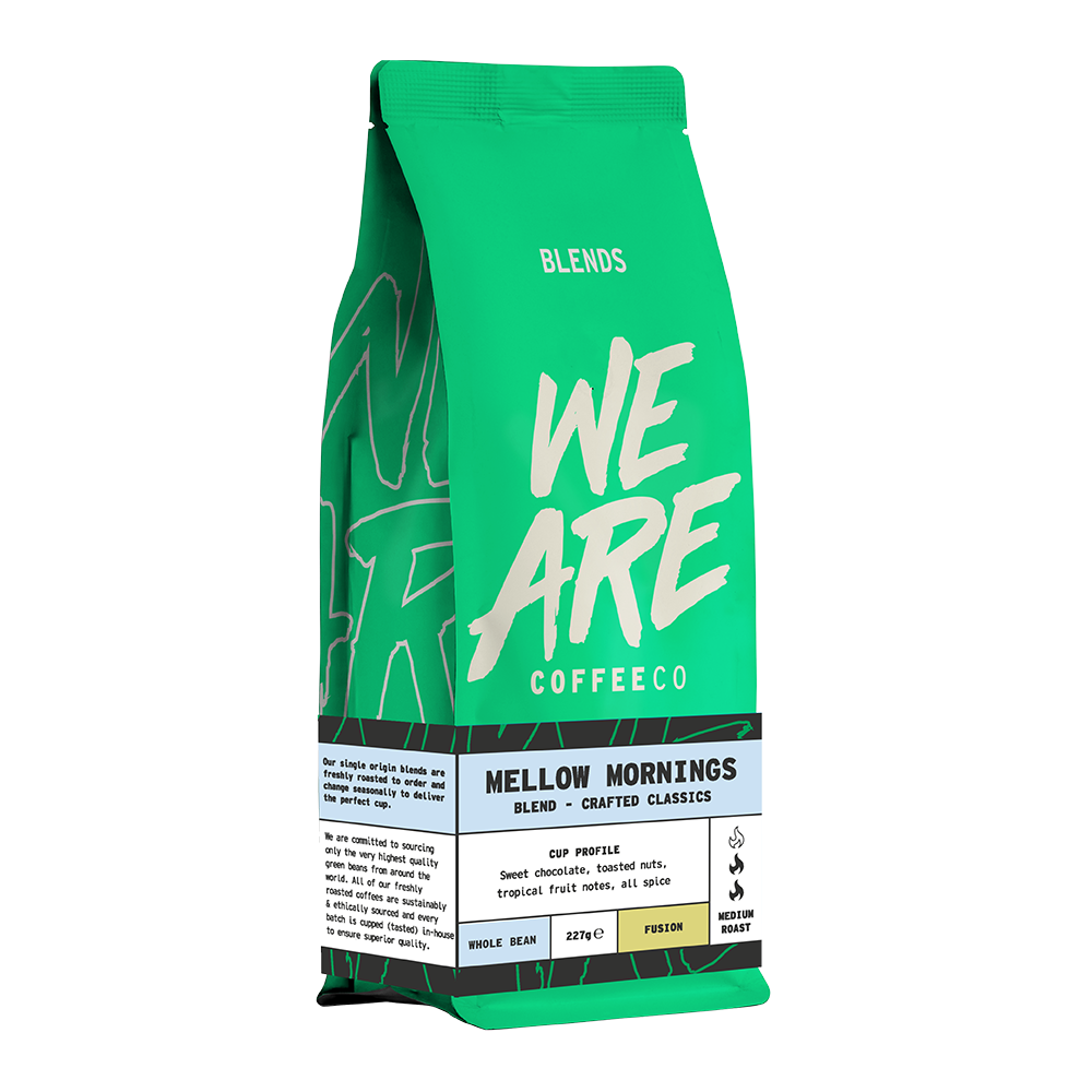 Mellow Morning Blend - side pack shot by We Are Coffee Co