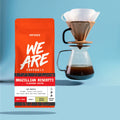 Brazilian Biscotti Flavoured Coffee whole bean coffee - detail view by We Are Coffee Co
