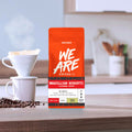 Brazilian Biscotti Flavoured Coffee whole bean coffee - serving suggestion by We Are Coffee Co