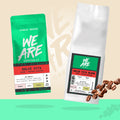 Dolce Vita (Italian Roast) Blend ground coffee - back label by We Are Coffee Co