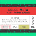 Dolce Vita (Italian Roast) Blend ground coffee - overview by We Are Coffee Co