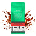 Dolce Vita (Italian Roast) Blend whole bean coffee - side view by We Are Coffee Co
