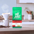 Dolce Vita (Italian Roast) Blend whole bean coffee - serving suggestion by We Are Coffee Co