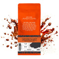 Honduran Hazelnut Flavoured Coffee ground coffee - side view by We Are Coffee Co