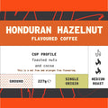 Honduran Hazelnut Flavoured Coffee ground coffee - overview by We Are Coffee Co