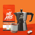 Honduran Hazelnut Flavoured Coffee whole bean coffee - close-up by We Are Coffee Co