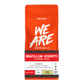 Brazilian Biscotti Flavoured Coffee - front pack shot by We Are Coffee Co