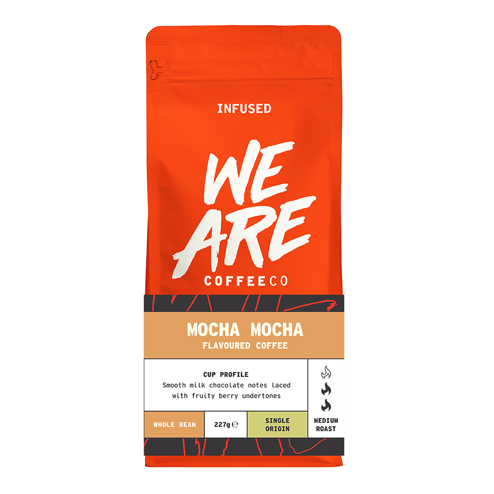 Mocha Mocha Flavoured Coffee - front pack shot by We Are Coffee Co