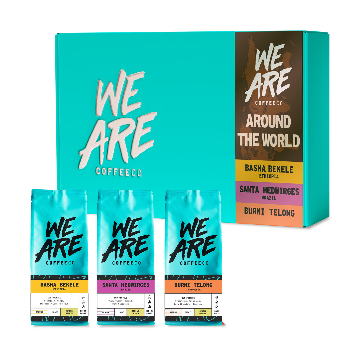 The Around the World Coffee Collection Series Gift Pack - speciality coffee gift set by We Are Coffee Co