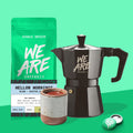 Mellow Morning Blend whole bean coffee - close-up by We Are Coffee Co