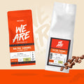 Colombian Salted Caramel Flavoured Coffee whole bean coffee - back label by We Are Coffee Co