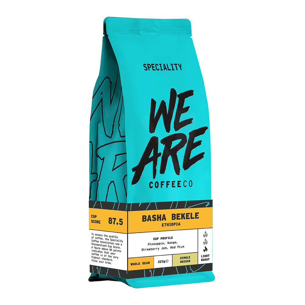 Basha Bekele - side pack shot by We Are Coffee Co