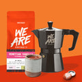 Venetian Vanilla Flavoured Coffee ground coffee - close-up by We Are Coffee Co