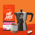 Venetian Vanilla Flavoured Coffee whole bean coffee - close-up by We Are Coffee Co