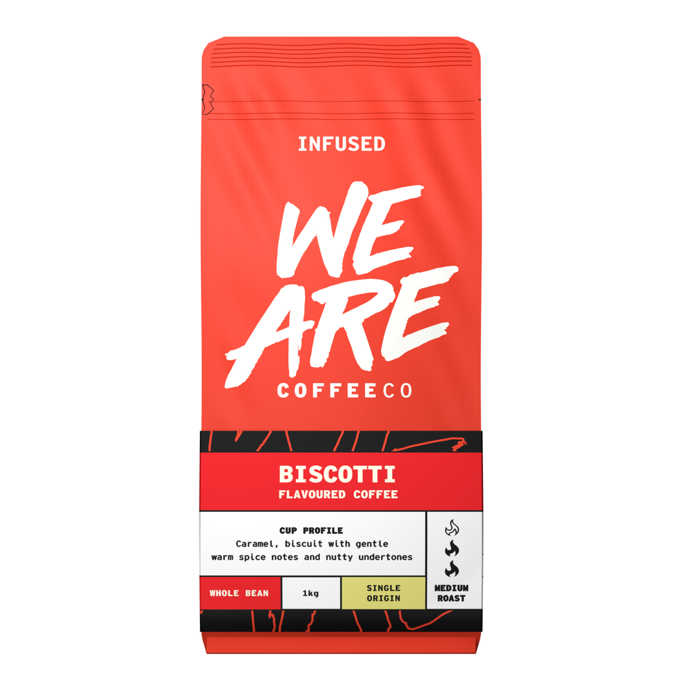 Biscotti: selected pack, 1kg whole. 1kg pack shown as an illustrative depiction.